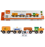 VIGA Zestaw akcesoriów do kolejki - pociąg rolniczy