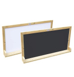 CLASSIC WORLD EDU Drewniana Tablica Dwustronna Kredowa- Magnetyczna Edukacyjna