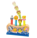 VIGA Drewniane Skaczące Zwierzątka Arka Noego