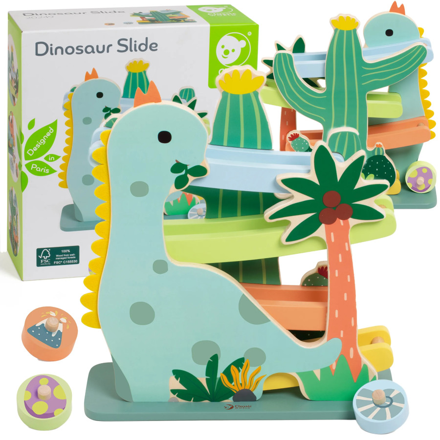 KLASIKINIS PASAULIS Spalvota skaidrė Dinozaurų takelis 5 el. KLASIKINIS PASAULIS Spalvota skaidrė Dinozaurų takelis 5 el.