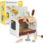 CLASSIC WORLD Drewniany Warsztat Małego Majsterkowicza z Narzędziami