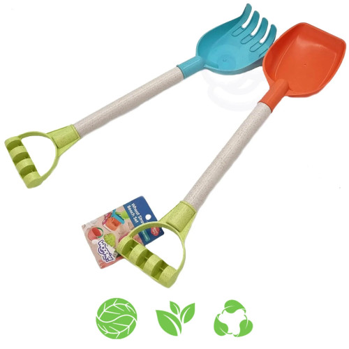 WOOPIE GREEN liivakühvel ja -raie komplekt 51 cm BIODEGRADOUS ORGANIC MATERIAAList