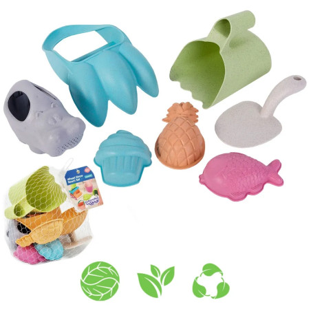 WOOPIE ROHELINE liivakomplekt koos küünistega 7 el. BIODEGRADOUS ORGANIC MATERIAL