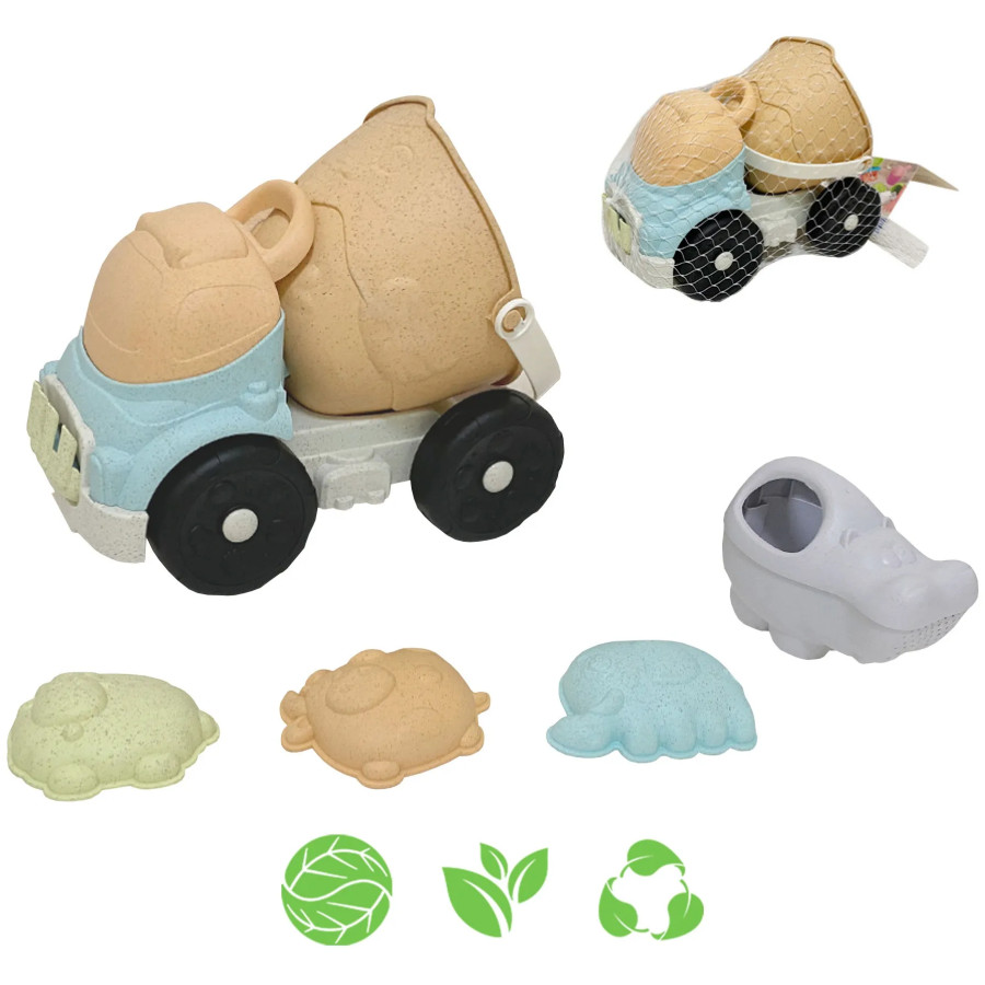 WOOPIE GREEN Smėlio sunkvežimio rinkinys Kibirėlis 9 el. BIOLOGIŠKAI SKAIDI ORGANINĖ MEDŽIAGA WOOPIE GREEN Smėlio sunkvežimio rinkinys Kibirėlis 9 el. BIOLOGIŠKAI SKAIDI ORGANINĖ MEDŽIAGA