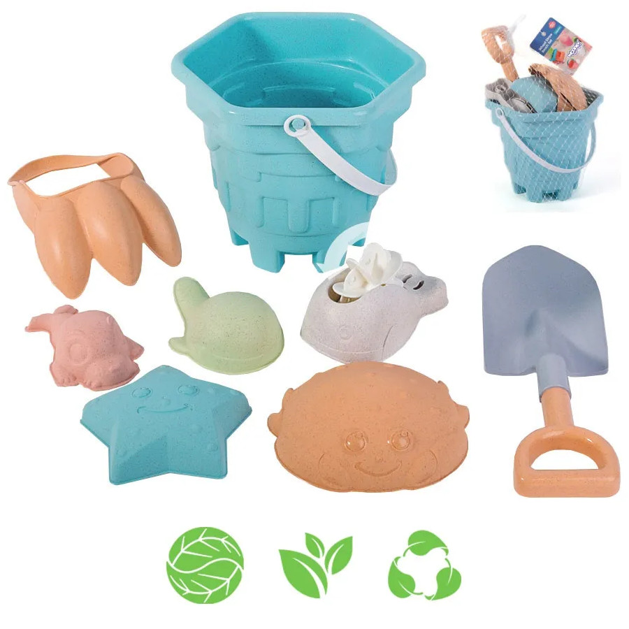 WOOPIE GREEN Smėlio rinkinys kibirėlyje 8 el. BIOLOGIŠKAI SUYRANTI ORGANINĖ MEDŽIAGA WOOPIE GREEN Smėlio rinkinys kibirėlyje 8 el. BIOLOGIŠKAI SUYRANTI ORGANINĖ MEDŽIAGA