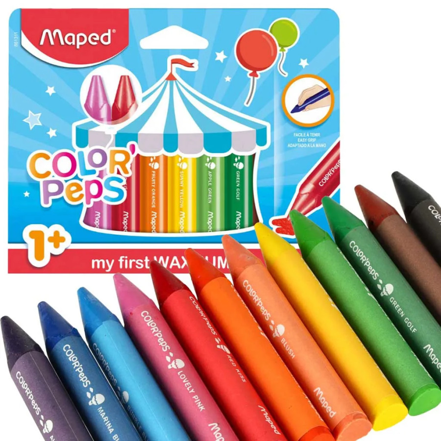 "Jumbo Colorpeps candle pencils 12 pcs.