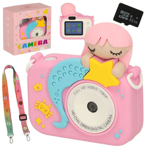 Instant camera for kids 1GB mermaid