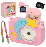 Momentinis fotoaparatas vaikams 1GB undinėlė