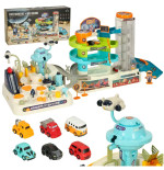 Automobilių stovėjimo aikštelė su 3 lygių liftu 2in1