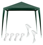 Palapinė sodo vakarėlių paviljonas komercinė pavėsinė žalia 2,5 x 2,5 m