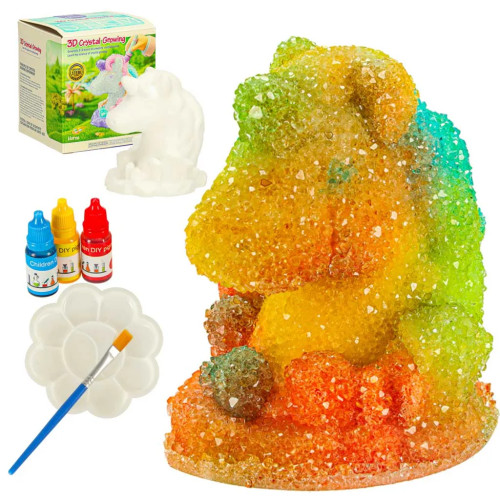 Unicorn plaster crystal growing kit