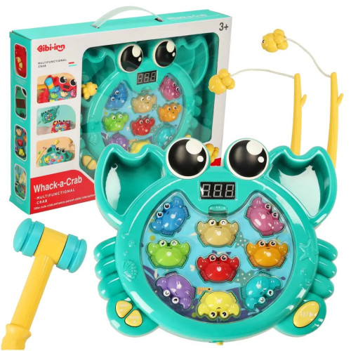 Interactive 2-in-1 crab fishing game Pounder