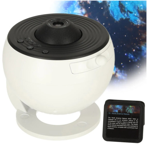 USB LED žvaigždžių projektorius 12 diskų