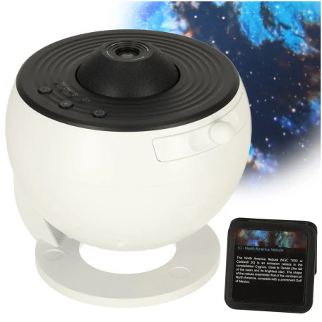 USB LED žvaigždžių projektorius 12 diskų