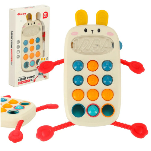 Montessori sensoorne mänguasi beebidele telefon nuppudega mees