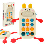 Montessori sensoorne mänguasi beebidele telefon nuppudega mees