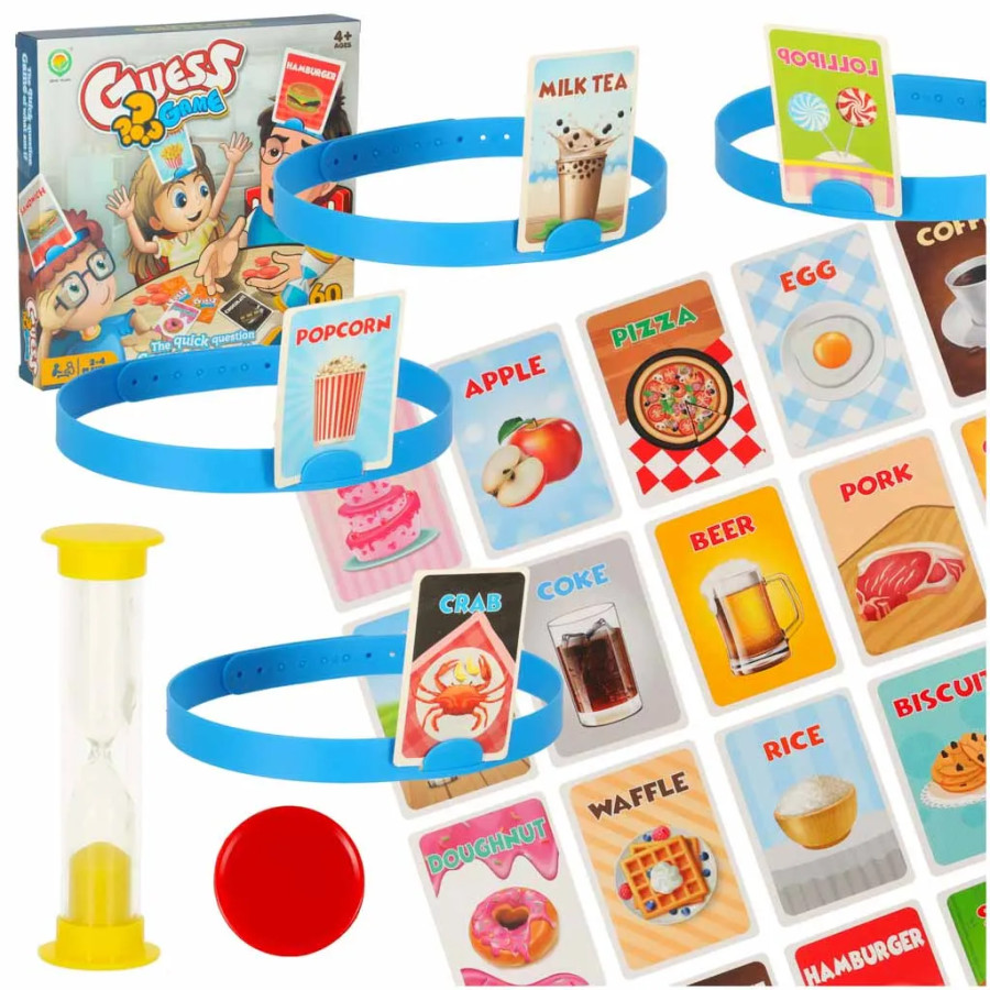 Who am I? Guess the food Family party game for kids