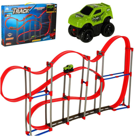 Anti-gravity car racing track 120 el.