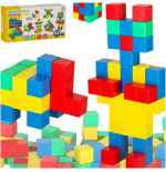 Magnetic cubic construction blocks 64 el.