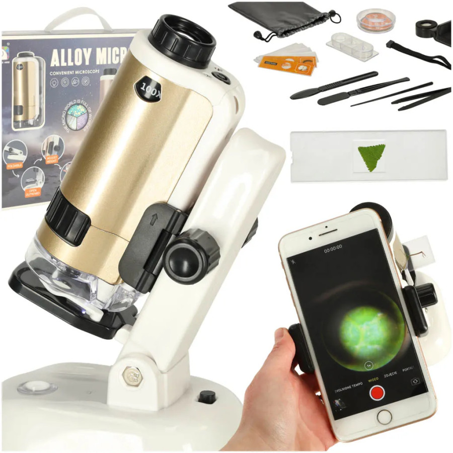 Educational school microscope for children