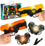 Laser paintball gun with infrared target, 2 pcs.