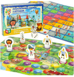 Treasure hunt board game with hedgehog springs and ladder 5+ MULTIGRA