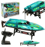 Remote control RC boat Revolt ILLUMINATOR green