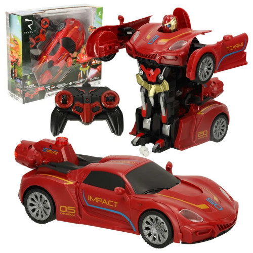 Transformeru robotu sacīkšu automašīna Revolt TRANSFORMING ROBOT RACER