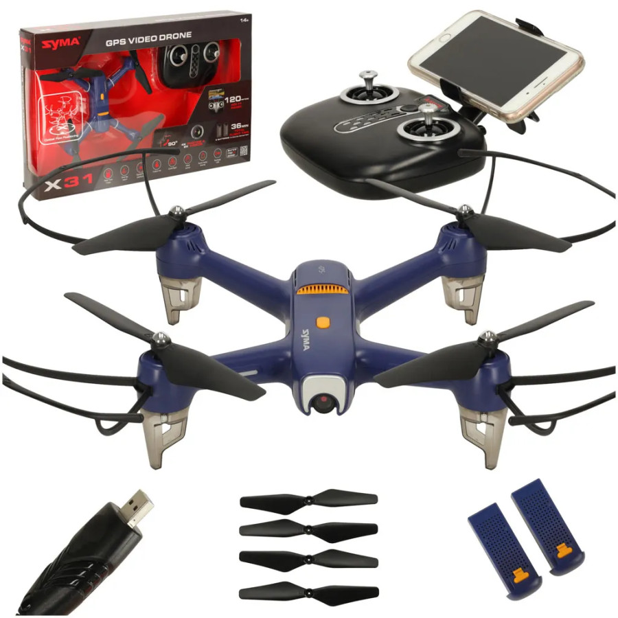 "Syma X31 2.4GHz GPS 5G HD remote control drone with remote control camera