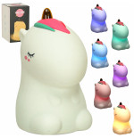 RGB silicone night light unicorn