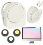 Night lamp with clip white