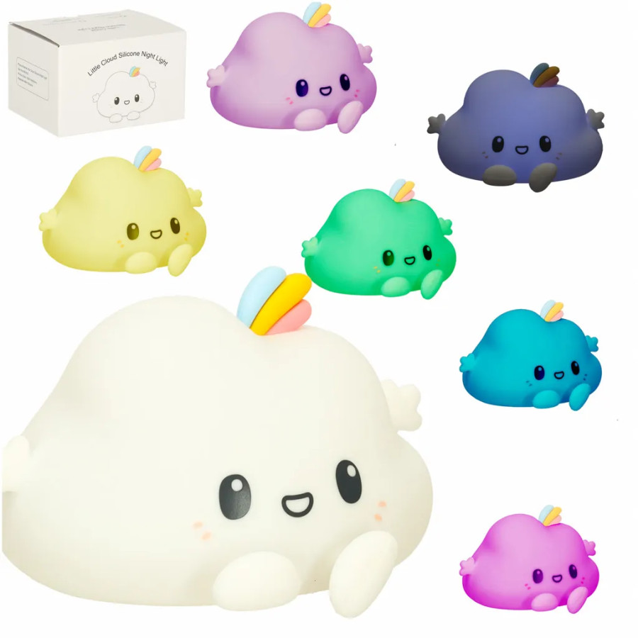 Silikona nakts gaismas RGB mākonis