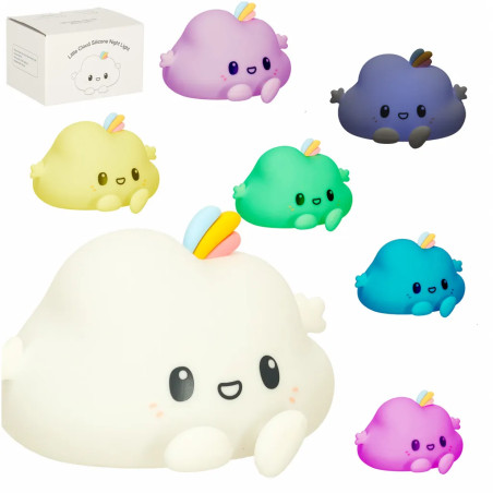 Silikona nakts gaismas RGB mākonis