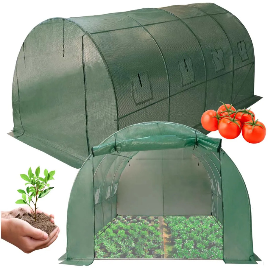 Foil tunnel greenhouse for vegetables 4x3x2 m