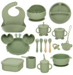 Children's silicone dishes crab 19 el green