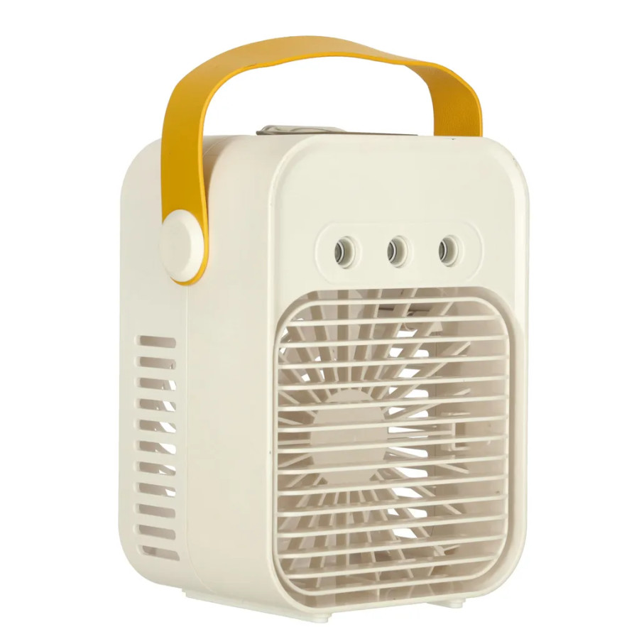 Air conditioning fan humidifier silver
