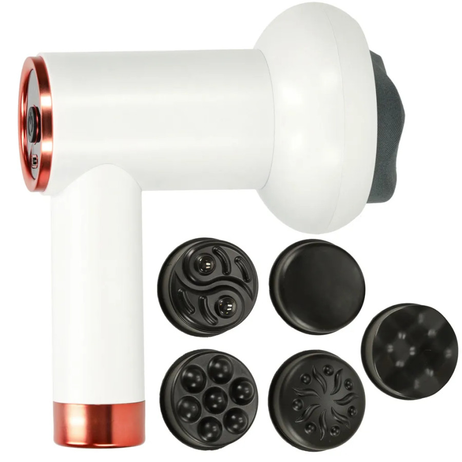 Body massage gun for slimming 9in1 white