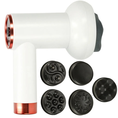 Body massage gun for slimming 9in1 white