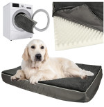 Orthopaedic dog bed grey 90x70x10cm