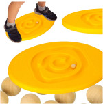 Balancing beam with balls orange