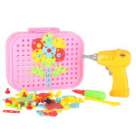 Building blocks in case + unicorn screwdriver