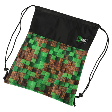 "Pixel Cubes kids' shoe bag