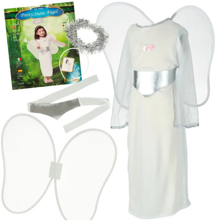 Carnival angel costume 4 pieces, size M