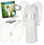 Carnival angel costume 4 pieces, size M