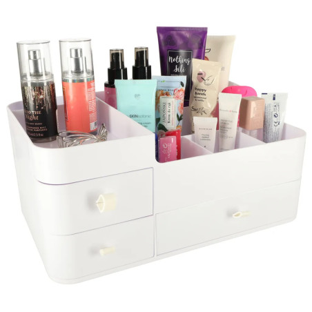 Cosmetics organiser in the bathroom chest
