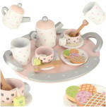 "Lulilo" kavos ir arbatos servizas medinis rinkinys