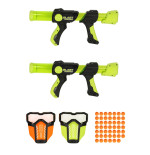 Ball gun with protective mask kit