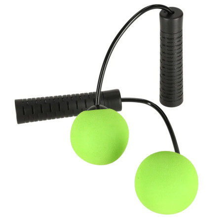 Wireless training jump rope green and black