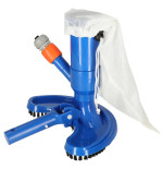 Pool vacuum cleaner pond bottom cleaning kit with reusable bag