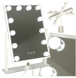 LED kosmētikas spogulis ar USB apgaismojumu 30x40cm